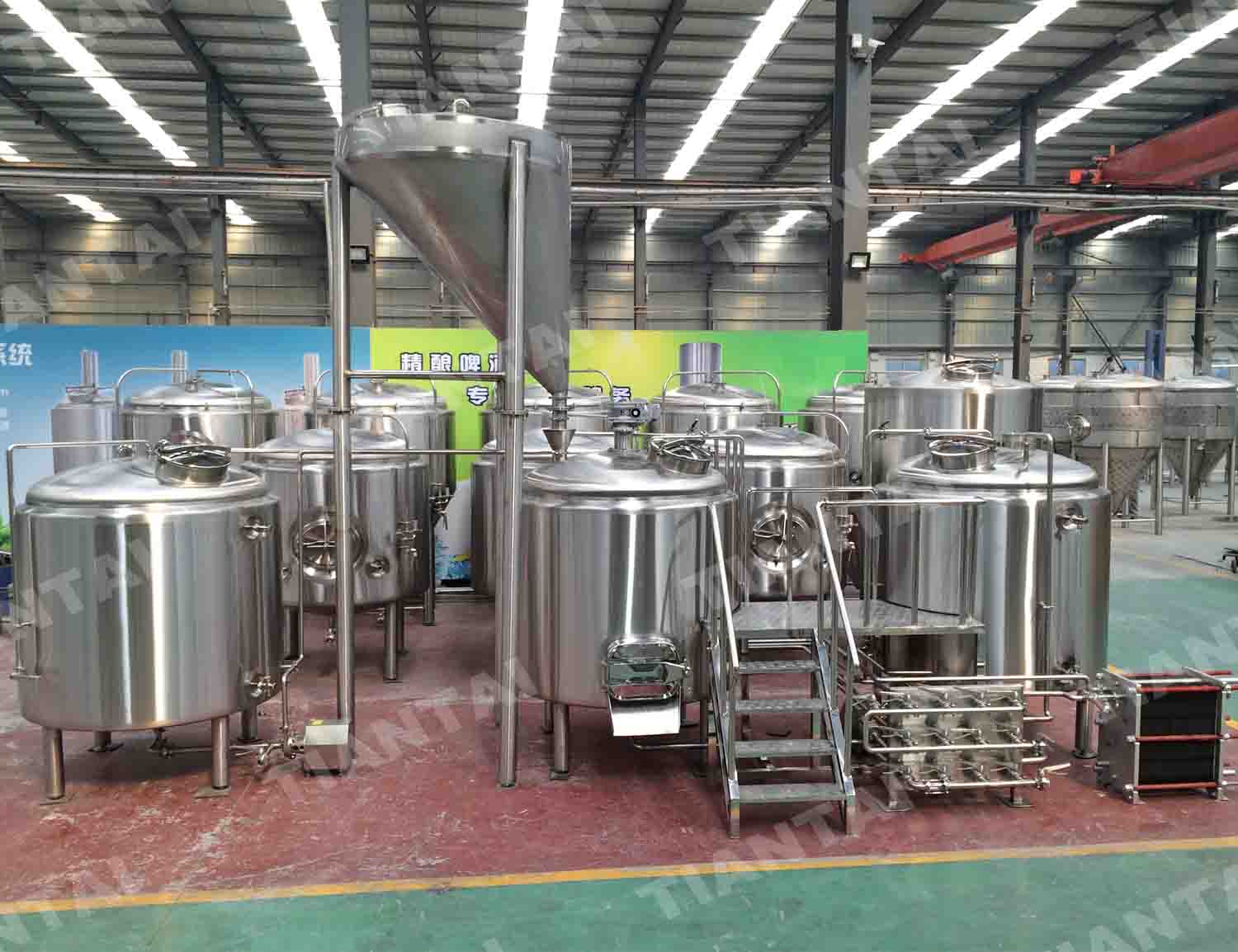 15 bbl stainless steel brewhouse system